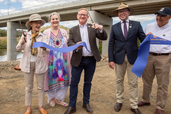 OFFICIAL OPENING CELEBRATES THE NEW AND OLD TABULAM BRIDGE