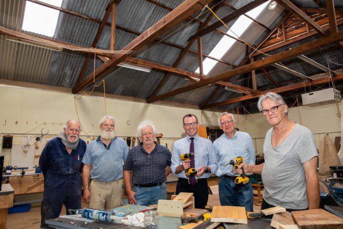 $48,070 DELIVERS MORE ROOM TO CREATE AT URALLA MEN’S SHED