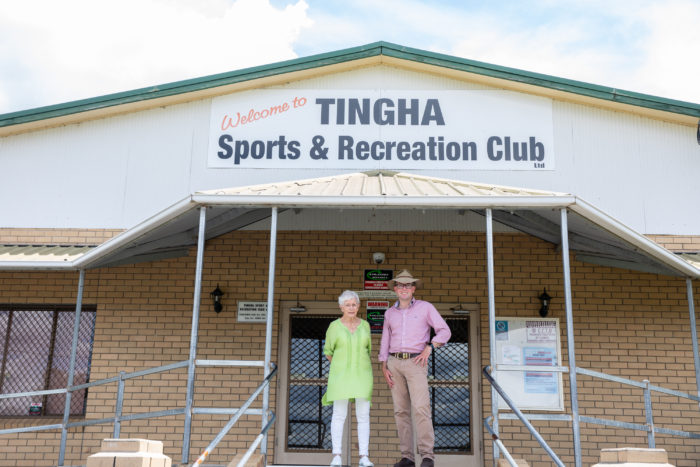 $10,062 SECURITY UPGRADE FOR TINGHA SPORTS & RECREATION CLUB