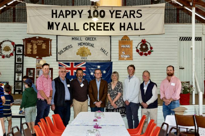 CELEBRATING CENTENARY OF MYALL CREEK SOLDIERS MEMORIAL HALL