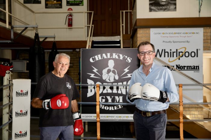 MOREE’S CHALKY’S BOXING GYM RECEIVES $12,000 FUNDING PUNCH